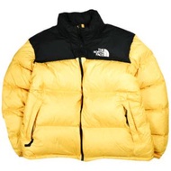 二手 THE NORTH FACE 1996 RETRO NUPTSE 夾克，F19BT15，XXL 黃色，“公寓”，700 蓬鬆度。