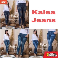 Women's Long Denim (28-42) KALEA JEANS TEARS NOT TRANSLUCENT, FULL RUBBER WAIST