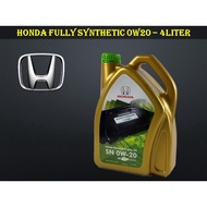 Honda 0W20 4L Fully Synthetic Engine Oil 0W-20 API-SN - 4Liter