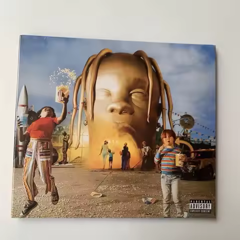 Classic Travis Scott Music CD Astroworld Album Cosplay Compact Disc Car Walkman CD Play Songs Soundt