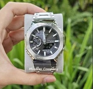 Montres Company 香港註冊公司(33年老店) 卡西歐 CASIO G-SHOCK 不鏽鋼 不鏽鋼錶帶 防震 200米防水 Tough Solar 光動能 太陽能 GM GMB2100 G