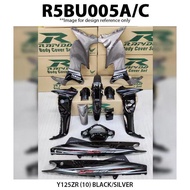 Cover Set Rapido Y125ZR Yamaha (10) Black Blue Silver Red Ysuku Y125 Accessories Motor 125ZR Warna H