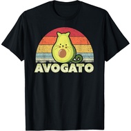 Men's cotton T-shirt Avogato, Retro Cat Avocado, Cinco De Mayo T-Shirt Fast Shipping 4XL , 5XL , 6XL