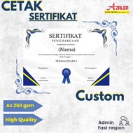 Print A4 Laser Digital A4 Award Certificate