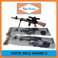 MESIN Toy Gun Machine Rifle Toys Rambo Z Toy Gun Machine