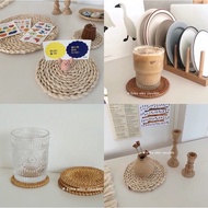 【EXTRA】 Rattan Coaster/ Corn Coaster/ Cup Coaster