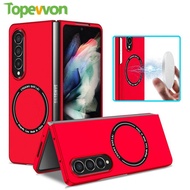 Topewon For Samsng Galaxy Z Fold4 5G Fold3 Flip3 Flip4 Fold 4 3 Flip Shockproof Folding Phone Case M