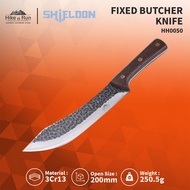 OUTDOOR SHIELDON HH-0050 FIXED SURVIVAL BUTCHER KNIFE 3CR13-HikeZone