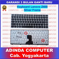Keyboard Lenovo Ideapad P400 Z400 Z400A Z400N Z400P Z400T Z410 Silver Frame