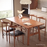 Modern Rectangular Table Fast Food Restaurant Simple Eating Household Rental Room Small Apartment Co