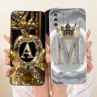 For Samsung A03s Case SM-A037F Aesthetic Luxury Letters Fashion Crown 2D Painted Casing For Samsung 