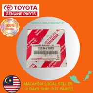 Toyota Vios, Yaris Nsp151 Original New Oil Strainer O Ring Assy Parts No: 15104-0Y010