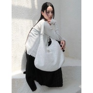 Korean Niche ason Bag Backpack Wash Water Skin Sweet Spicy Style Embroidered Crack Large-Capacity On