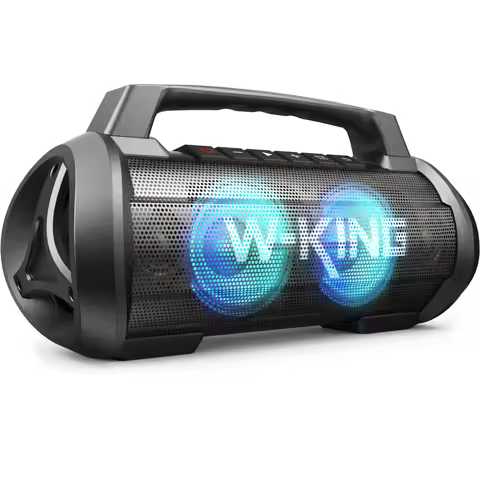 W-KING 70W RMS Bluetooth Portable Speaker, Speaker Wireless Loud IPX6 Waterproof Bluetooth Speakers 