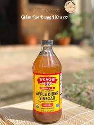 Giấm Táo Hữu cơ Bragg Organic Apple Cider Vinegar - 473ML