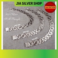 Ready Stock | 925 纯银 男款手链 | Original 925 Silver Bracelet Bangle SM For Men | Gelang Tangan Lelaki Perak 925