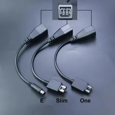 For Microsoft Xbox 360 To Xbox 360 Slim/XboxOne /XBOX360 E AC Adapter Power Supply Cable Transfer Ca