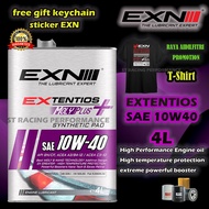 FREE KEYCHAIN# AIDILFITRI TSHIRT PROMOTION#EXN 100% ORIGINAL ‖ EXN MOLYPLUS 10W40 4L - FREE OIL FILT