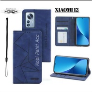 HP Xiaomi 12 Xiaomi 12 Pro Flip Cover Wallet Case Magnetic Flip Wallet Casing