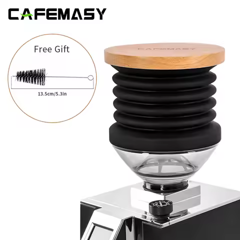 CAFEMASY Coffee Beans Grinder Single Dose Hopper And Bellows Coffee Grinder Bean Bin Blowing Cleanin