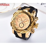⌚ 2024 High Quality Invicta Large Dial Steel Band Quartz Watch For Men