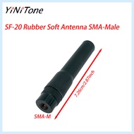 ST20 Ultra Short 7cm Dual Band Antenna SMA Male 144/430MHz for YAESU VX6R TYT TH-F5 Icom IC-V80 SF20