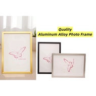SG Stock Aluminum Photo Frame 4R 5R 6R 8R A4 Picture Frame Premium Material Photo Frame Graduation P
