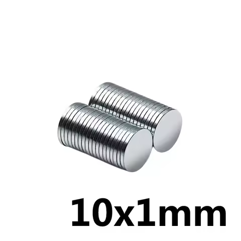 10x1mm Powerful Magnets Strong Round Magnets For Fridge, DIY, Building, Scientific, Craft, Education
