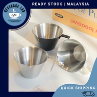 Espresso Measuring Cup Scale Stainless Steel Coffee Espresso Pourer Shot Glass Double Shot