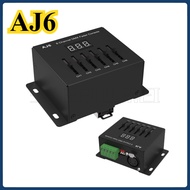 New  AJ6 6CH 3 x AAA Battery DMX512 Controller Wiring Dip-Switch For Lights 5V -12VDC 6 Channel DMX 