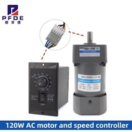 ZD 120W 5RK120RGU-CF 220V AC Geared Motors Induction Small Machine 2.7/4.5/9/18/22/27/45/90/108/135/