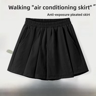 True Weave JKIDS Girls Short Skirt Summer New One-Piece Anti-Light Pants Skirt Girl Sunscreen Pleate