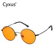 Blue light blocking glasses gaming and sleep glasses round frame unisex lenses PC frame metal 8090