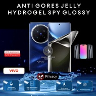 Anti-scratch jelly Hydrogel spy glossy privacy screen protector VIVO X200 X200 PRO X200 PRO MINI