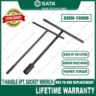 SATA T-Handle 6Pt. Socket Wrench Sata T Shape Hex Socket Wrench Set Sata Tools Sepana Soket T-Pemega