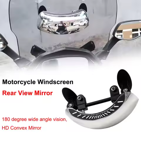 Gold Wing F6B Motorcycle Windscreen 180+ Degree Wide Angle Rearview Mirrors For HONDA Gold Wing 1800
