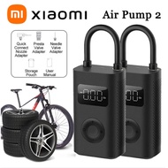 Xiaomi Mijia Portable Electric Air Compressor 2 Type-C Charging Inflator Multitool Air Pump For Bike &amp; Car Tyres