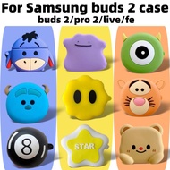 for Samsung Galaxy Buds2/buds  2Pro Shockproof Headphone Case Cover Galaxy Buds 2 pro Shockproof Sil