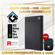 Seagate Backup Hard Disk Plus Ultra Touch 1TB Data Insurance 2 Years Official 3 Year Warranty - Portable