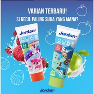 Jordan Toothpaste Step 1 Step 2 Ages 6 Months - 5 Years Jordan Children's Toothpaste/ 1 Pcs