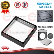 (HIDDEN) SINOR SD-414-6 STAINLESS STEEL CONCEALED FLOOR GRATING TRAP OUTLET PIPE OUTLET PARIT LANTAI