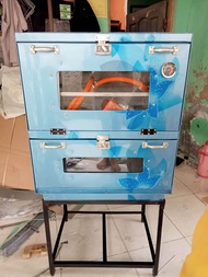 oven gas 2 pintu (bahan kulkas)