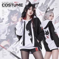 Hololive Vumbi Ookami Mio Cosplay Hoodie Sweater Jacket