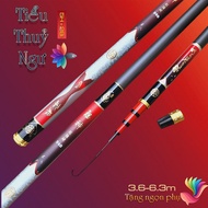 Cần câu đài 5H tiểu thuỷ ngư vật liệu carbon độ dài 3m6 đến 6m3