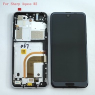For Sharp AQUOS R2 LCD Display+Touch Screen Sensor Digitizer Frame Assembly Replacement