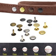 【CW】 100pcs/set Metal Cap Rivets Stud Collision Spike Leather Repair 4 Colors