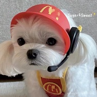 Meow Dang Dang Hat Topi Anak Anjing Peliharaan Topi Anjing Kucing Topi Matahari Topi Matahari Gaya F