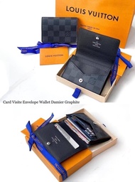 Original - LV Louis Vuitton Card Visite Cardholder Wallet Dompet Pria