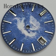 Watch Parts 28.5mm Sterile Dial Fit NH35 Movement Blue Green Red Fit 3/3.8 Oclock Crown