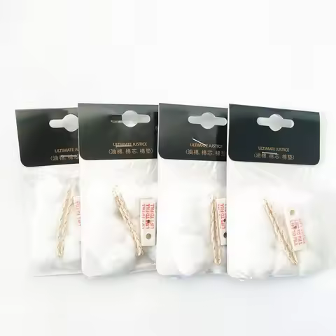 5Pcs Gas Lighter Universal Replacement Oil Absorbent Cotton Core Wicks Cotton Pads Kit For Zippo Pet